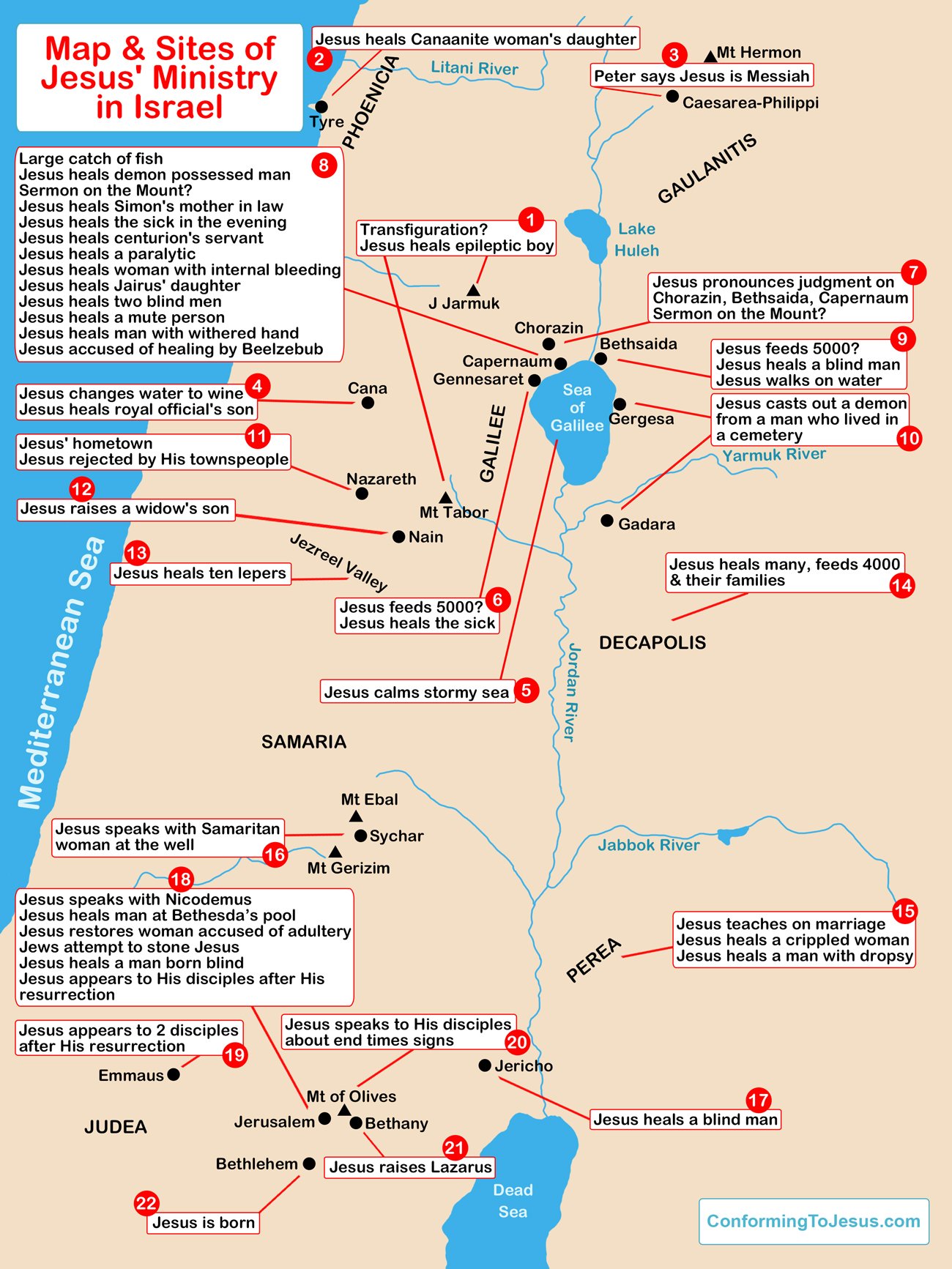 Jesus-Ministry-Map-Detailed
