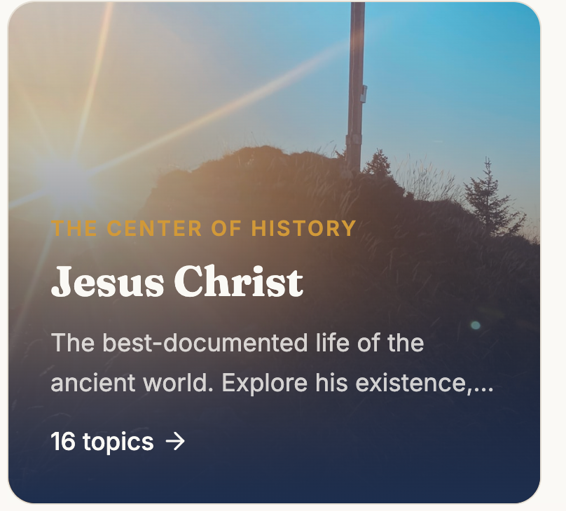 evidence-for-jesus-christ