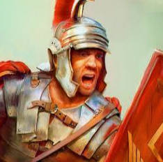 Roman centurion overseeing an execution detail
